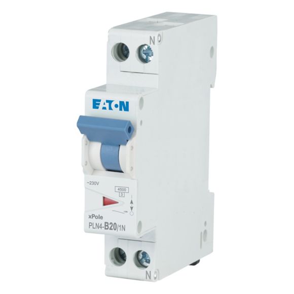 Disjunctor Eaton HLN-B20/1N, 1Pn, 20A, 4.5Ka, B
