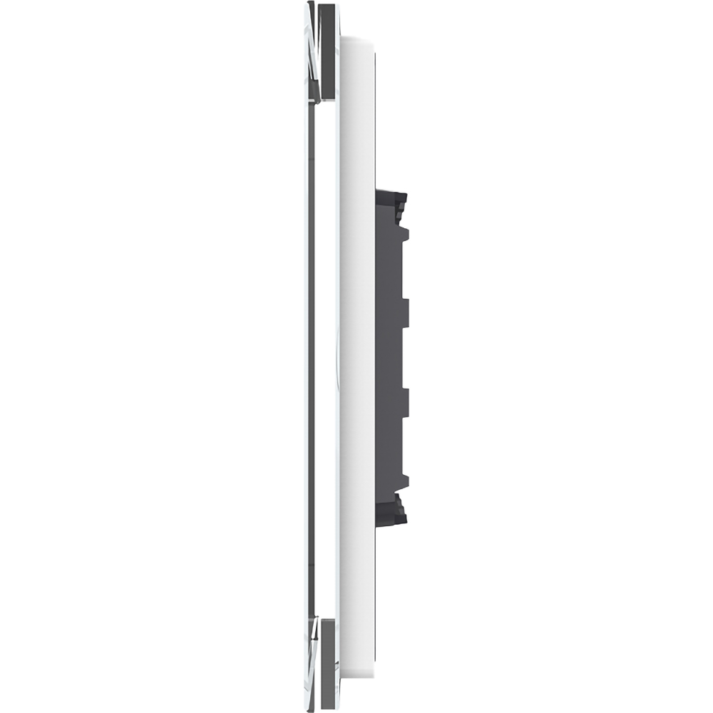 Panou sticla LIVOLO VL-P702-2W, intrerupator dublu, alb