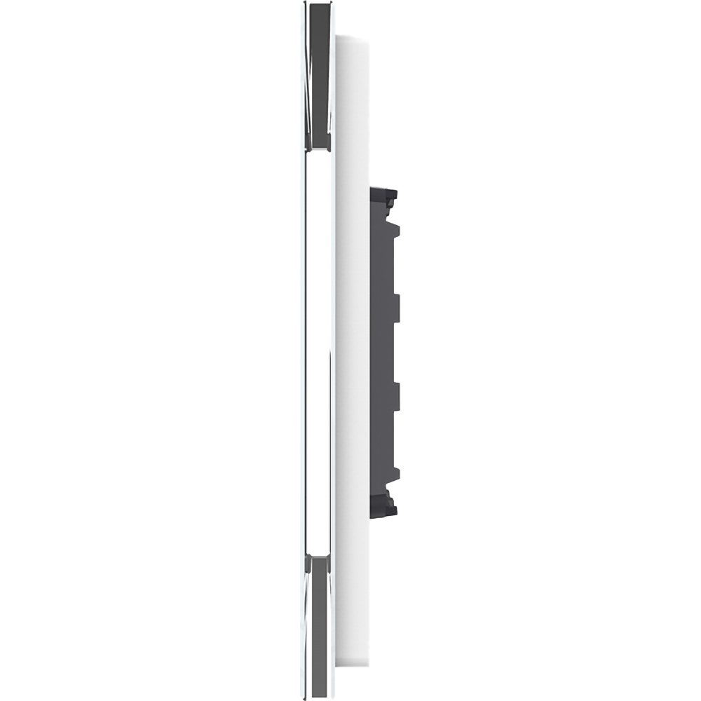 Panou sticla LIVOLO VL-P701/01-4W, 2 x intrerupator touch , alb