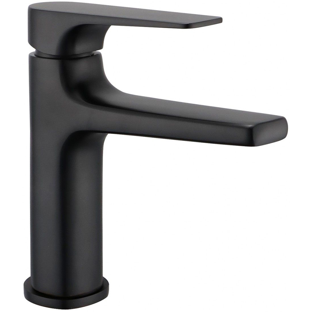 Baterie lavoar CASABLANCA Plato PLT2, ventil click-clack, alama sanitara, negru
