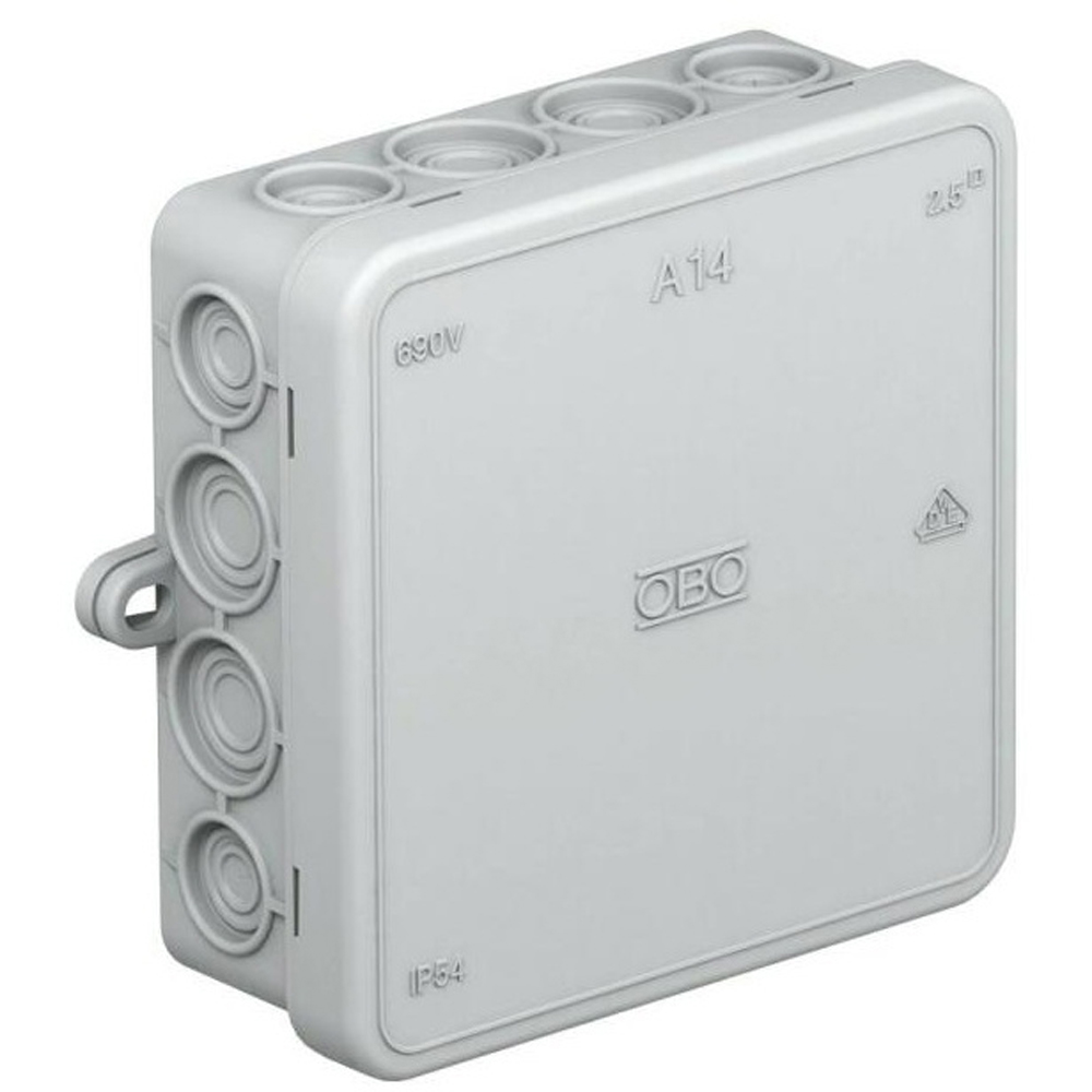 Doza derivatie OBO, aparent, IP55, 100 x 100 x 38mm
