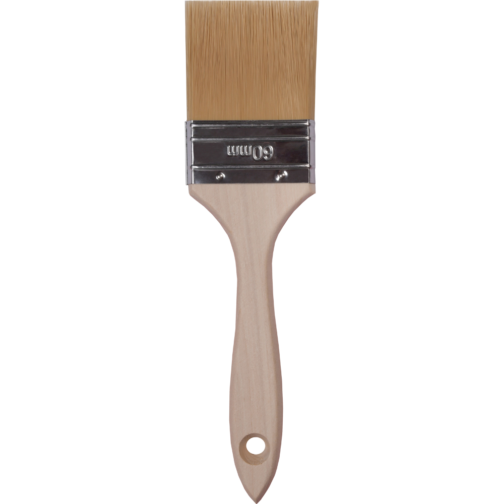 Pensula GOODHOME Bascin, maner din lemn, 60 mm, maro