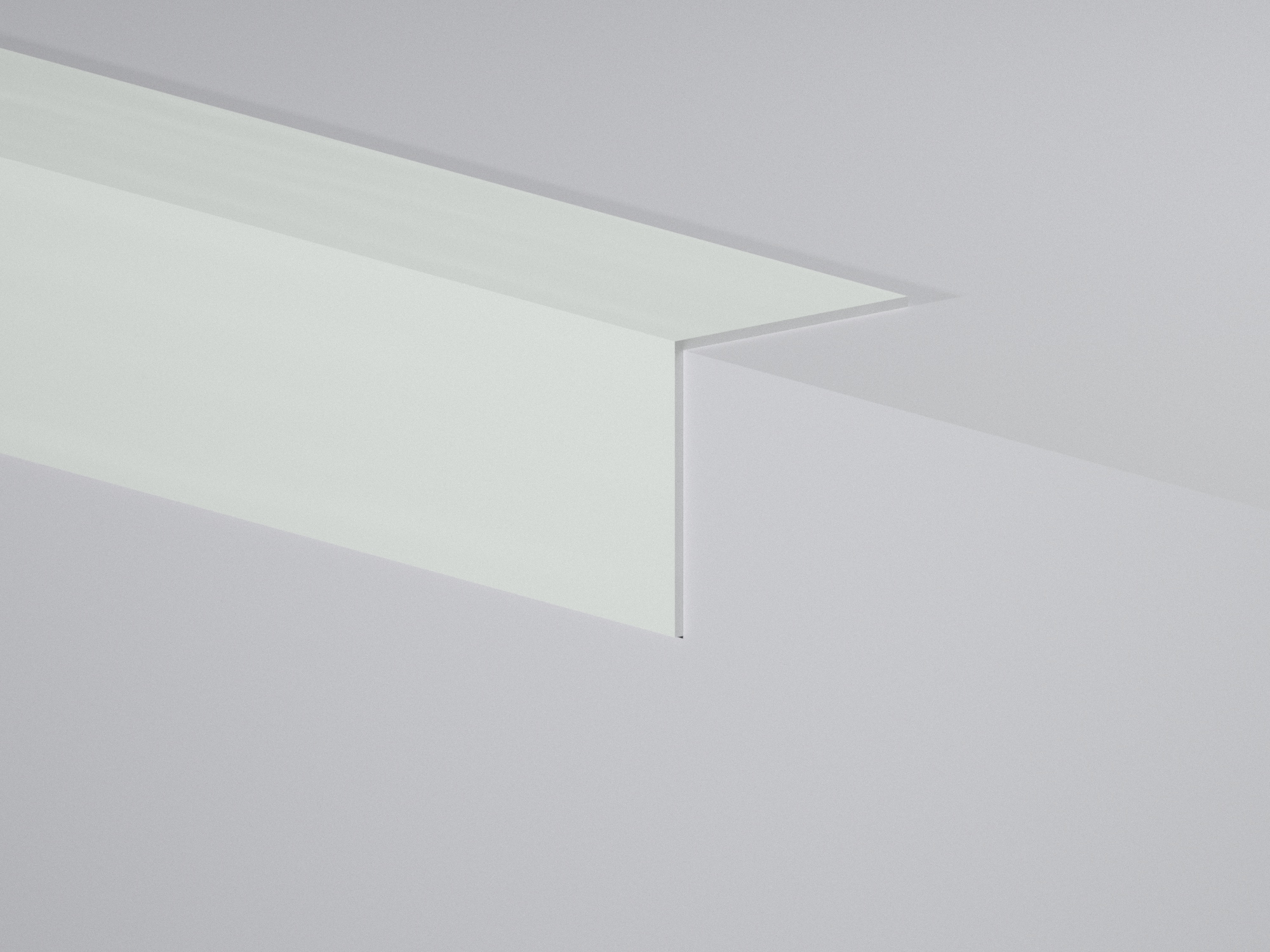 CORNIER PVC ALB 20X20MM 2M