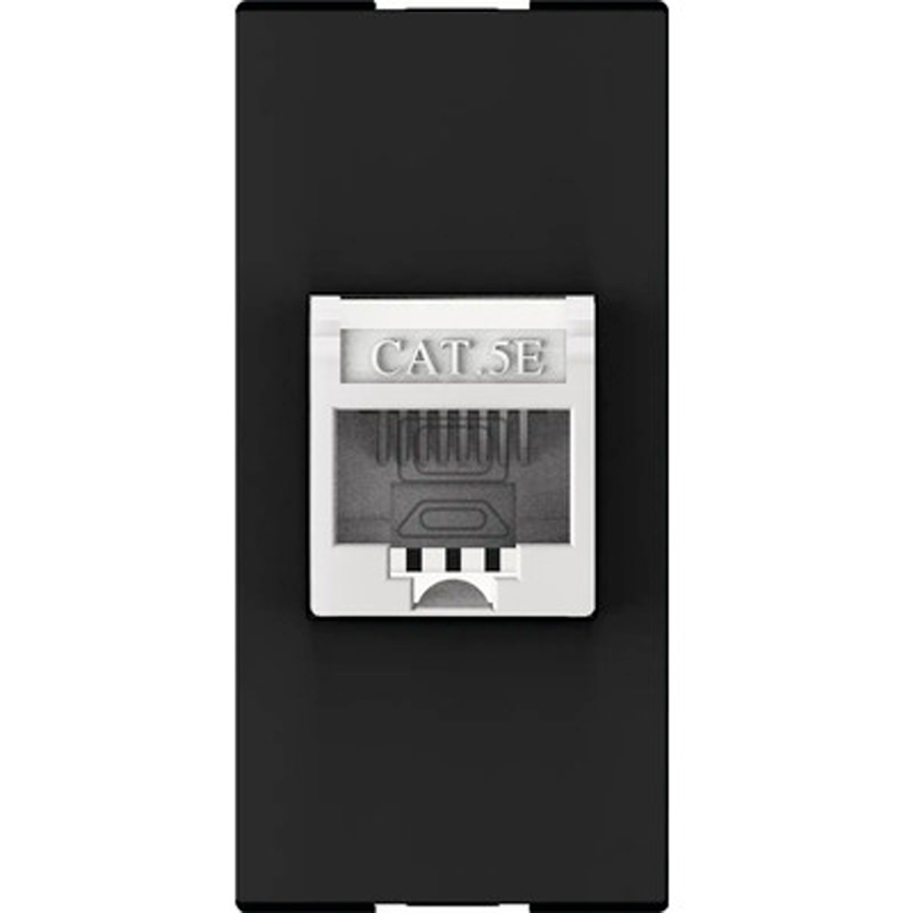 Priza USB HIMEL, interior, IP20, 1 modul, negru