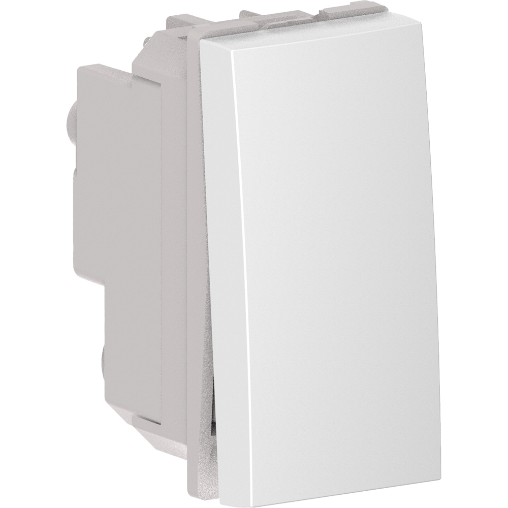 Intrerupator cap-scara HIMEL, incastrat, 16A, 1 modul, alb