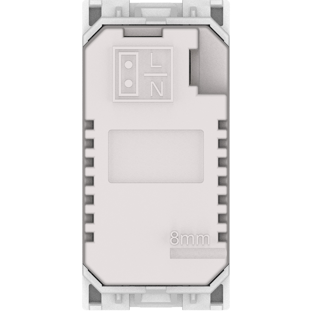 Priza USB HIMEL, interior, IP20, 1 modul, negru