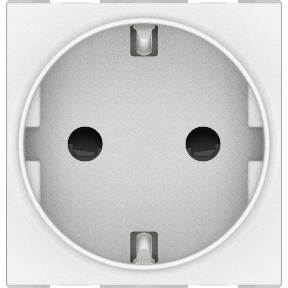 Priza HIMEL, interior, IP20, 16A, 1 modul, alb