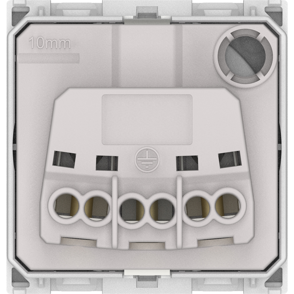 Priza HIMEL, interior, IP20, 16A, 1 modul, alb