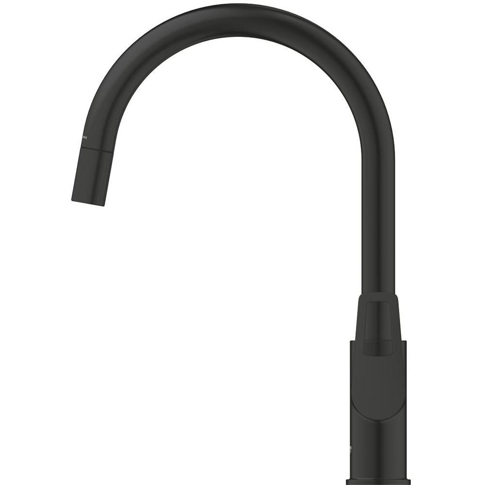 Baterie bucatarie GROHE Start Loop, extractibil, negru