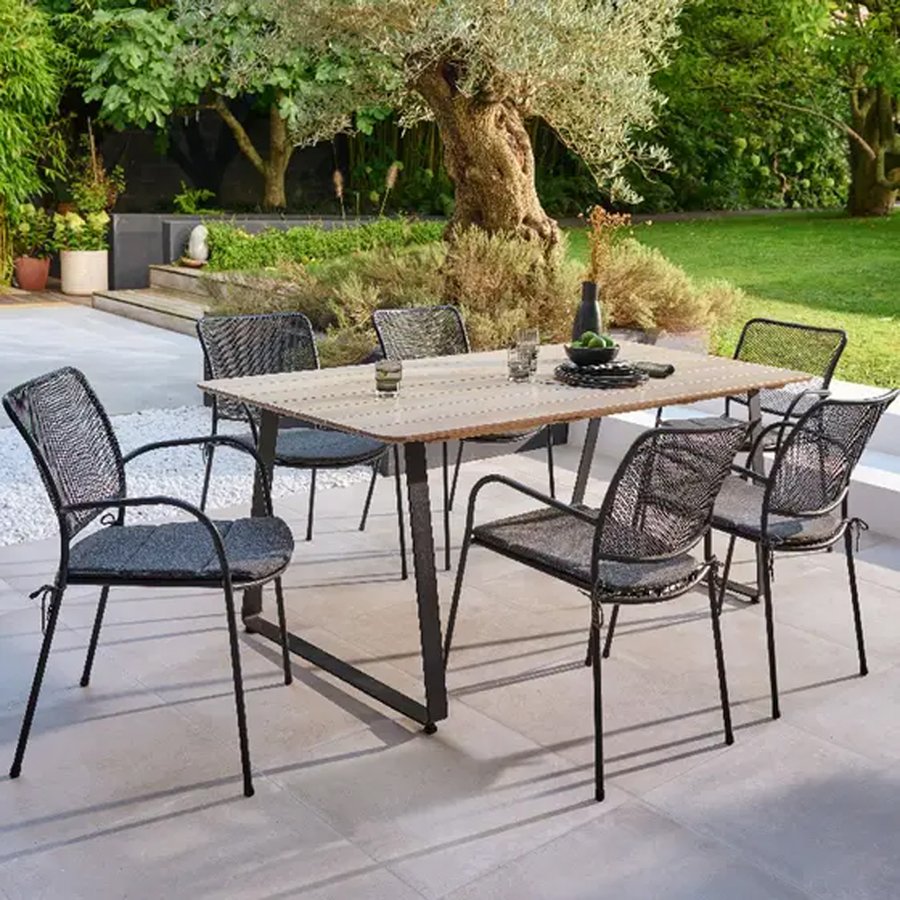 Masa gradina GOODHOME 101534286, 80 x 87 x 75 cm, lemn
