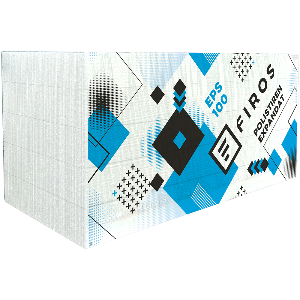Polistiren expandat Firos EPS 100 kpa, 10 cm, 2.5 mp