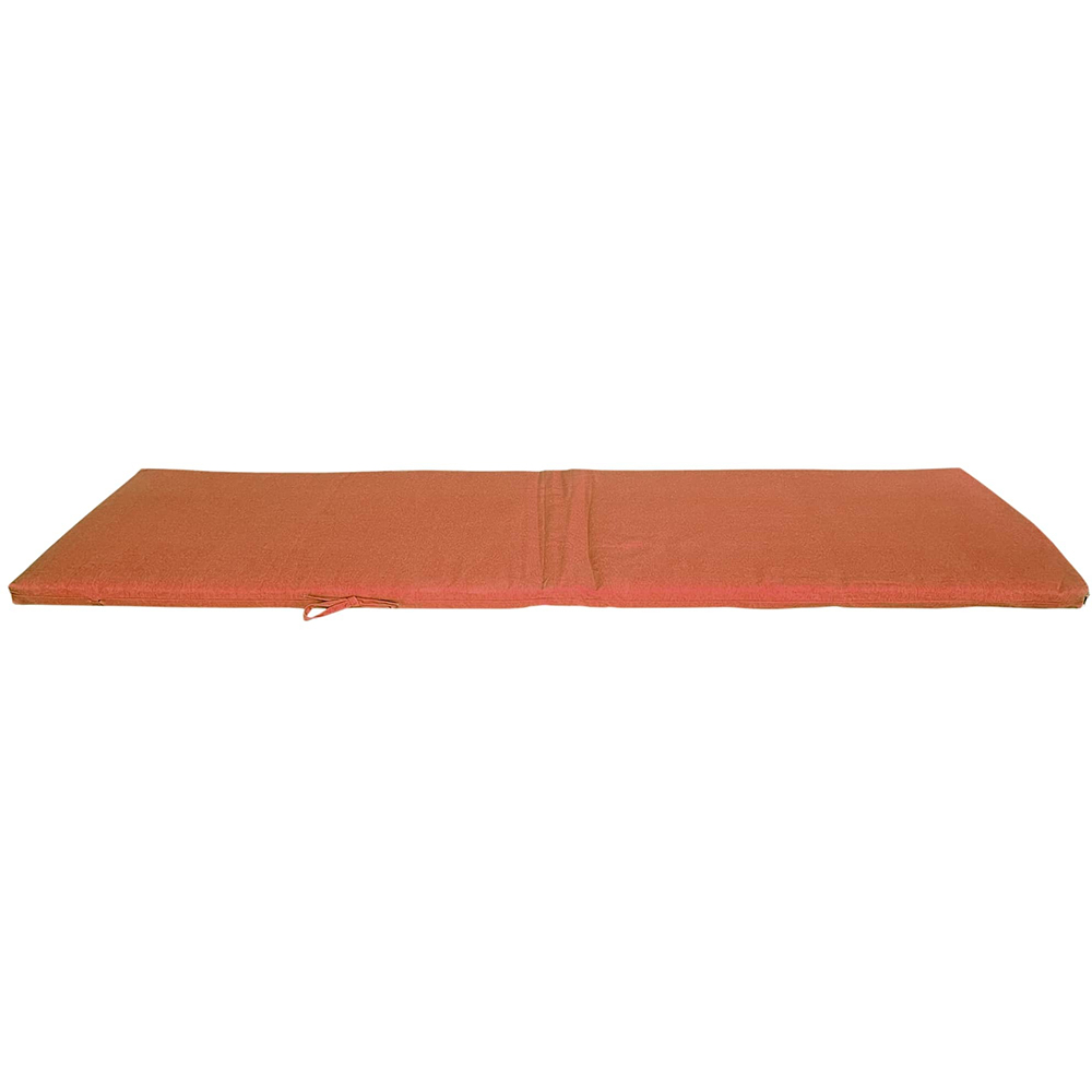 Perna pentru sezlong COCOS, 185 x 55 x 5 cm, bumbac si poliester, portocaliu