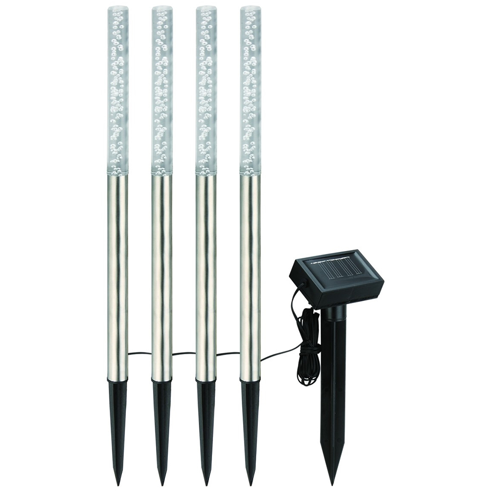 Lampa solara ENTAC EGSL-SS1LT47-S4, IP44, argintiu