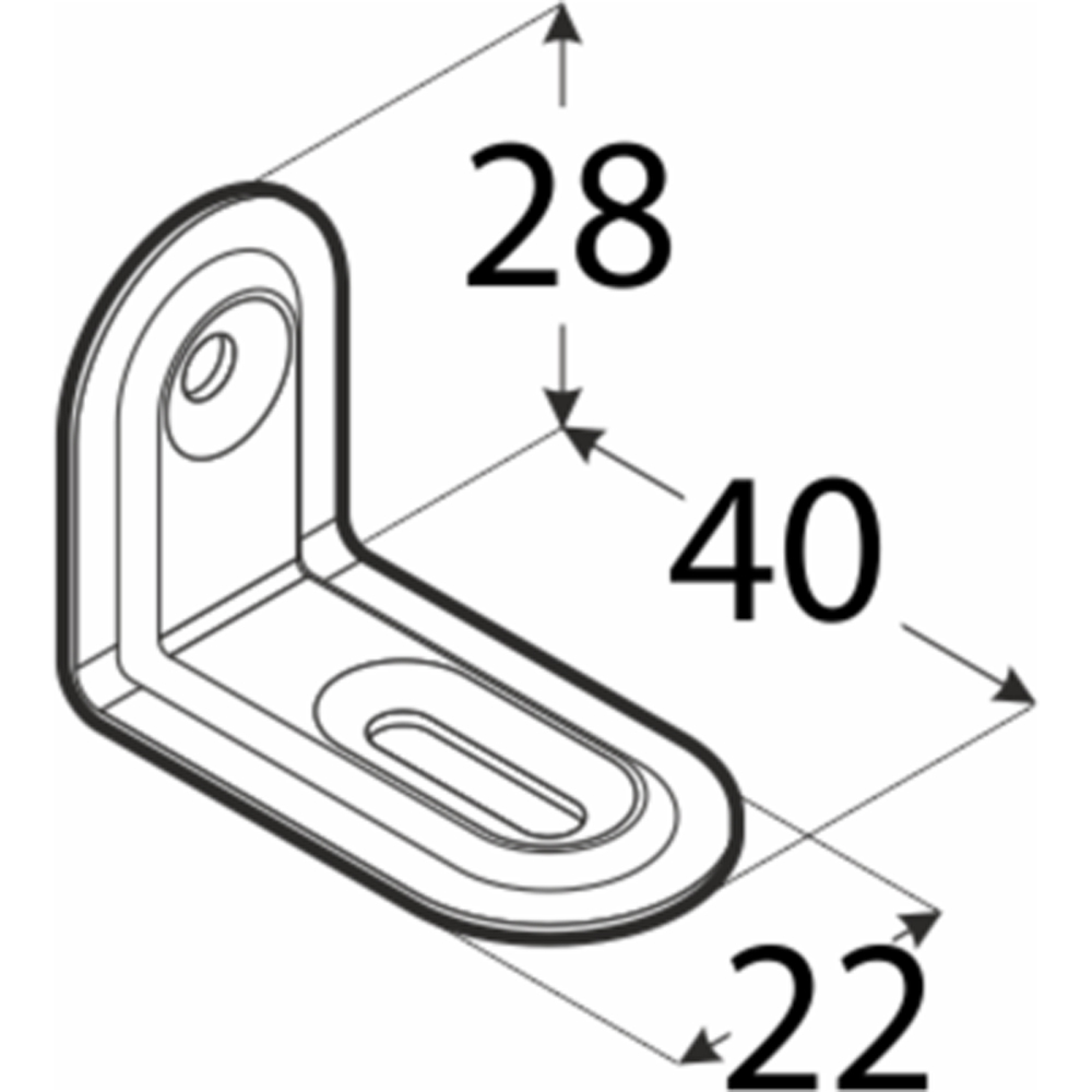 Coltar reglabil DMX , 130 x 70 x 5 mm, otel