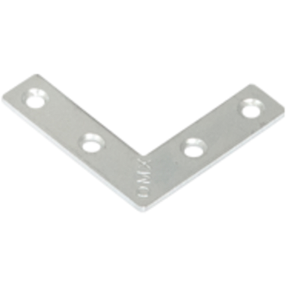 Coltar plat DMX, 40 x 40 x 10 x 1, 5 mm, otel, 4 buc