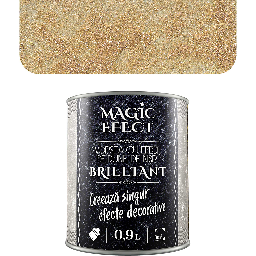 Vopsea cu efect de dune de nisip Magic Effect Brilliant C05, bronz, 0.9L