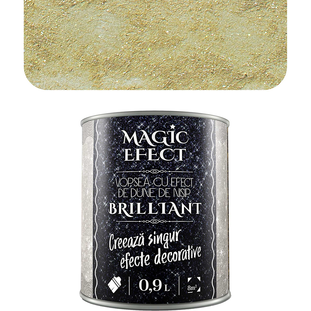 Vopsea cu efect de dune de nisip Magic Effect Brilliant C08, bronz, 0.9L