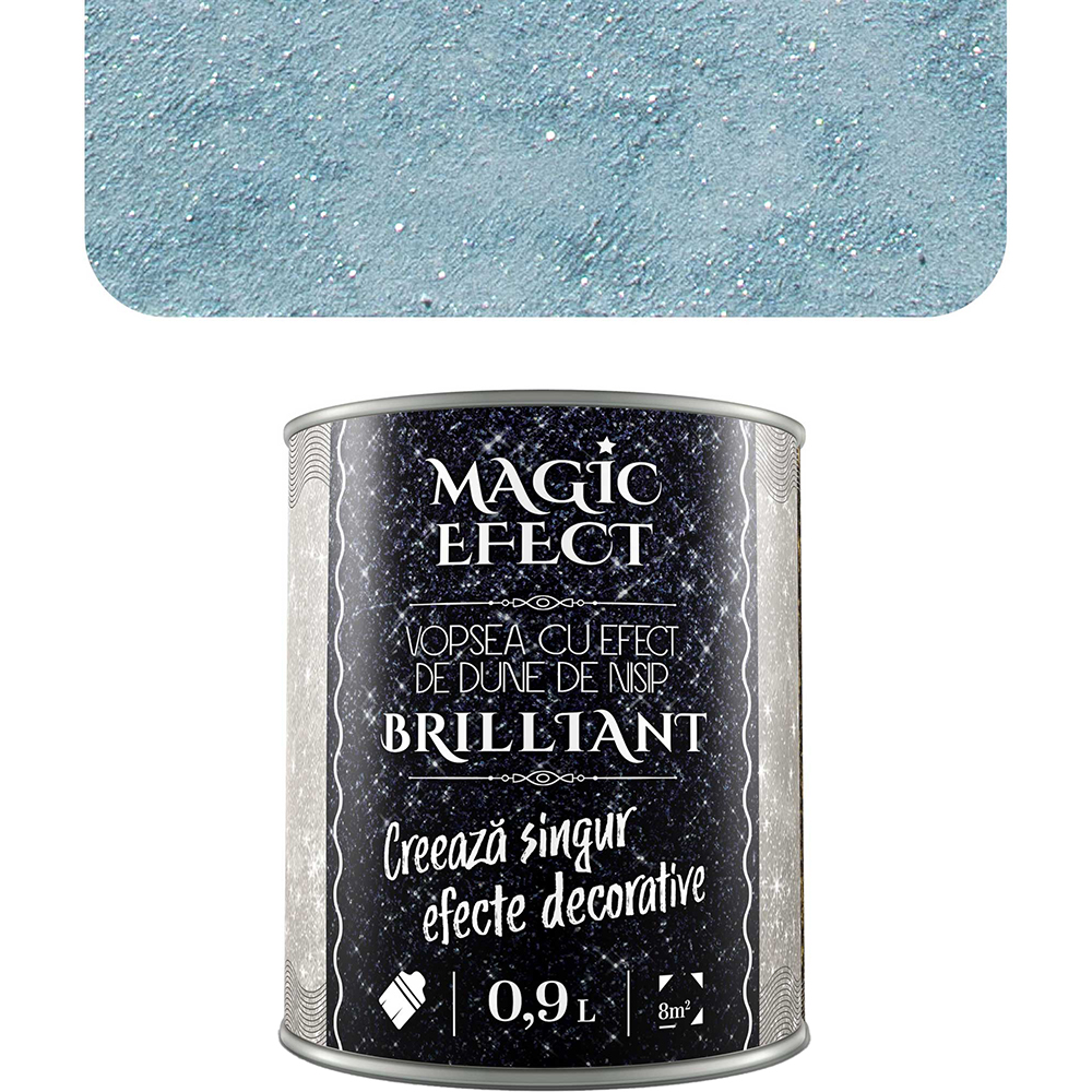 Vopsea cu efect de dune de nisip Magic Effect Brilliant C09, bleumarin, 0.9L