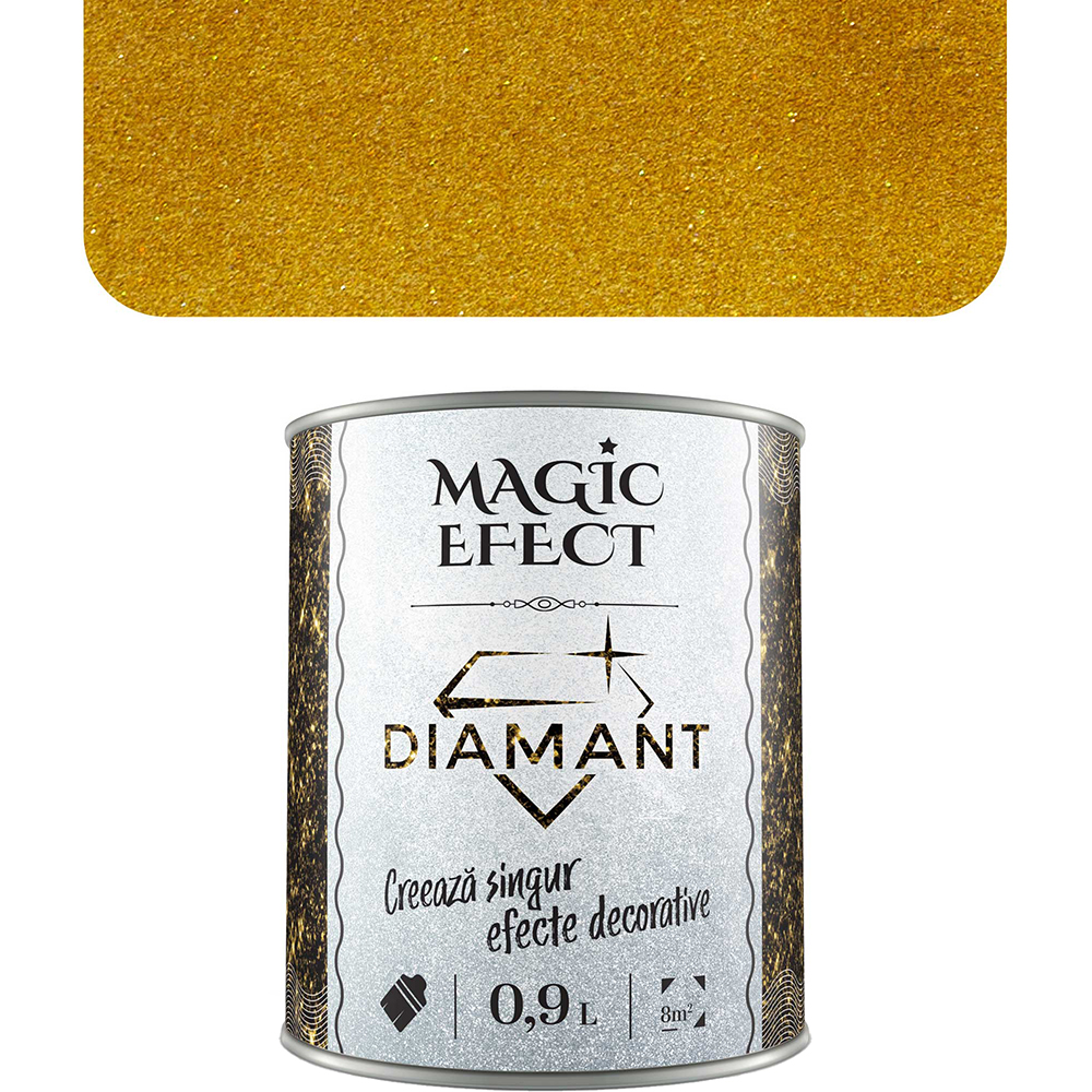 Vopsea cu efect de dune de nisip Magic Effect Diamant C03, auriu, 0.9L