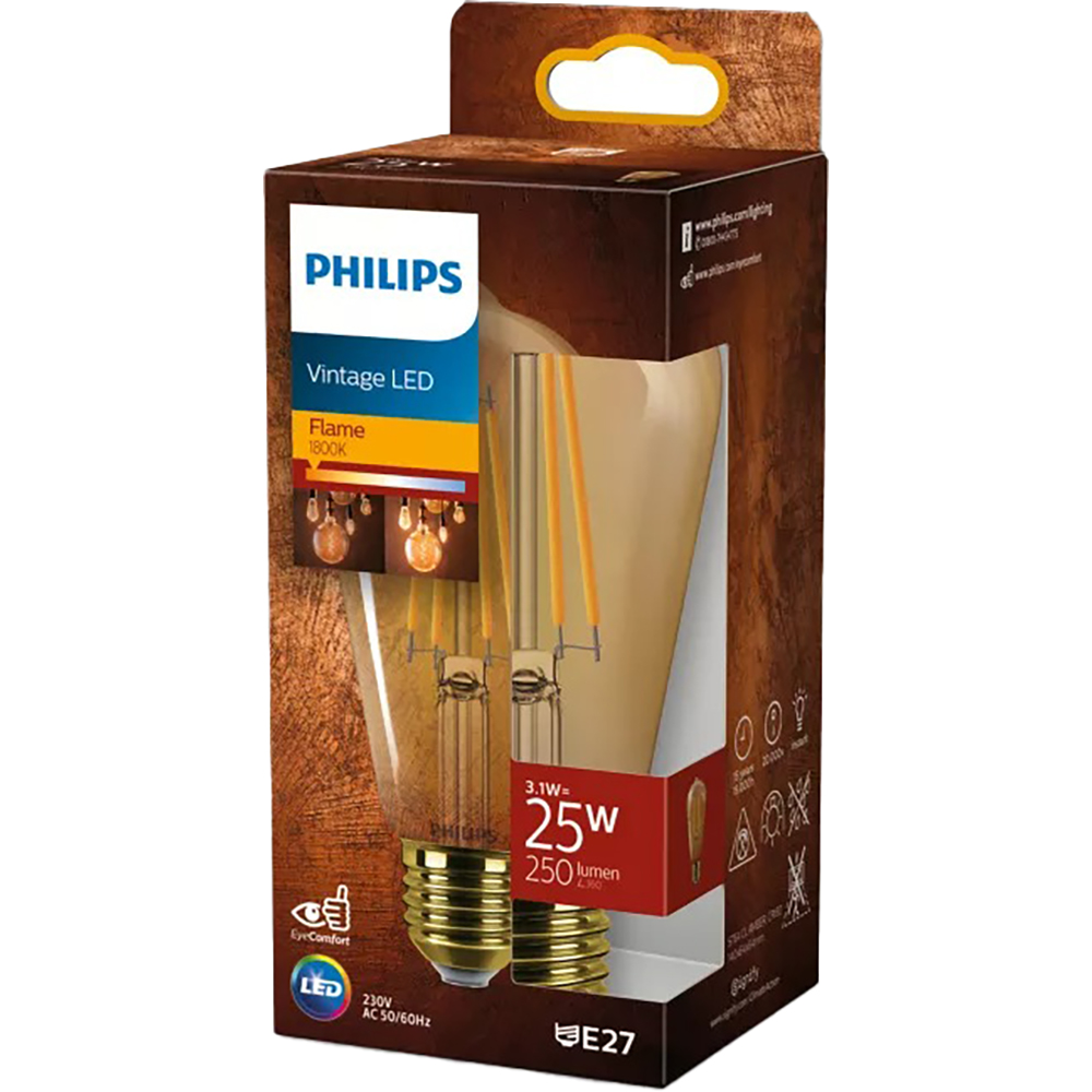Bec LED PHILIPS, E27, 3.1W, 250lm, lumina difuza