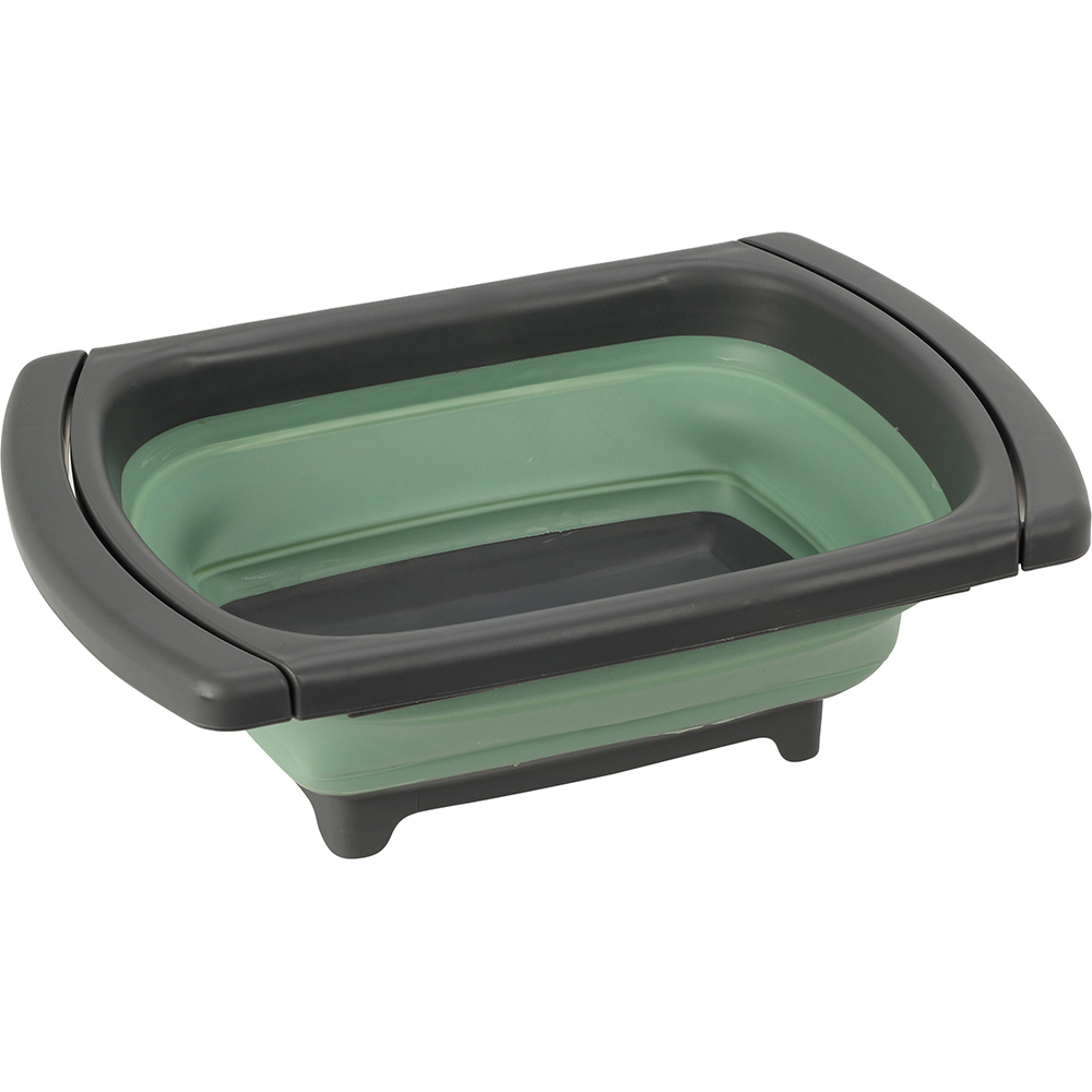Chiuveta camping, pliabila, 29 x 26 x 13.5 cm, verde
