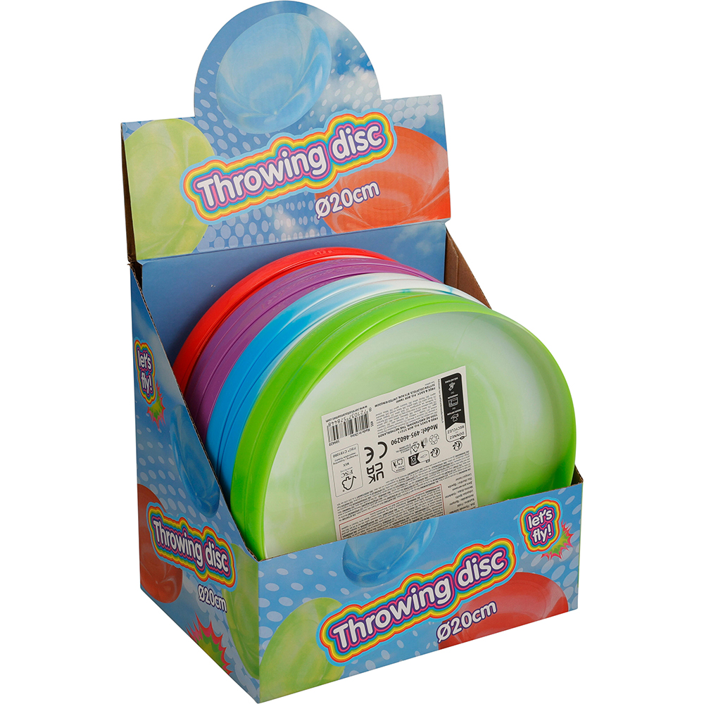 Disc zburator plastic, 19.8 cm, diverse culori