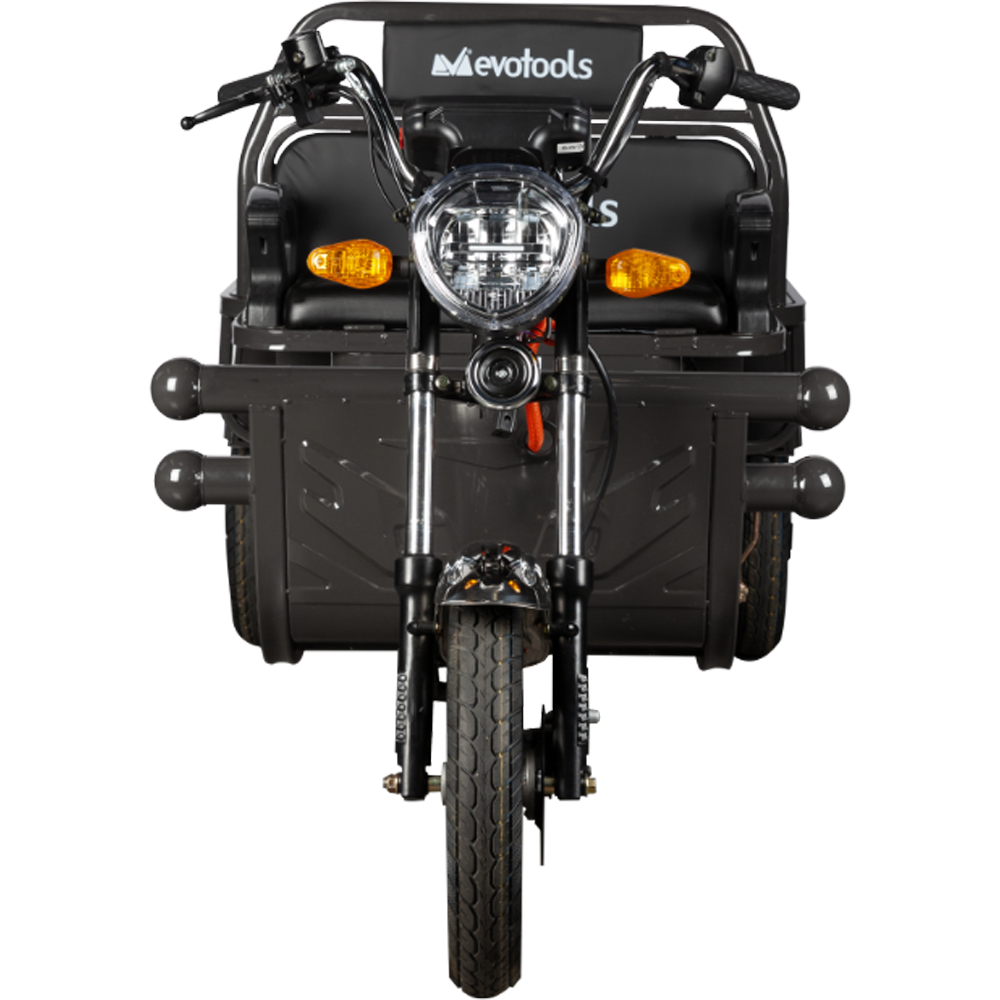Triciclu electric Evotools Cargo TRCC800, 800W, Viteza 25 Km/h, Autonomie 35-45 Km, negru