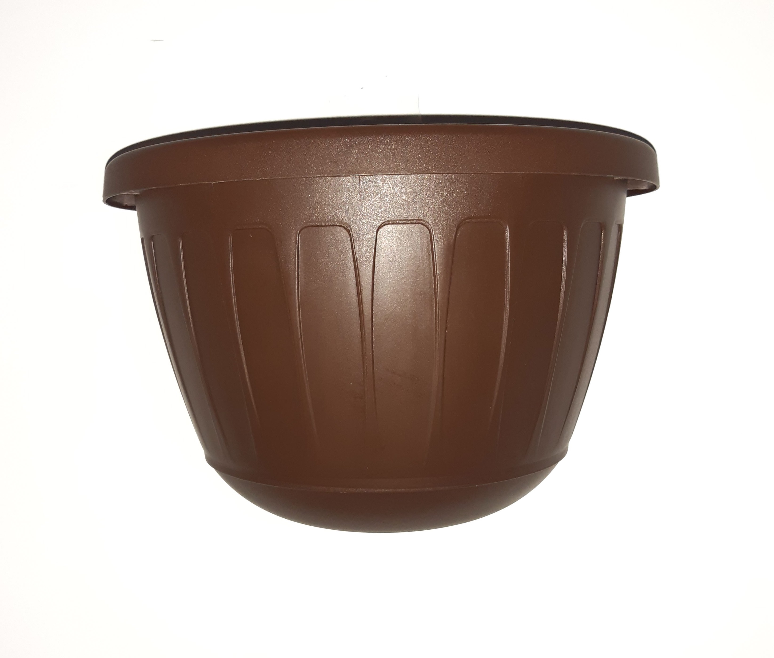 Ghiveci flori HARPLAST Ella, D 26 cm, maro