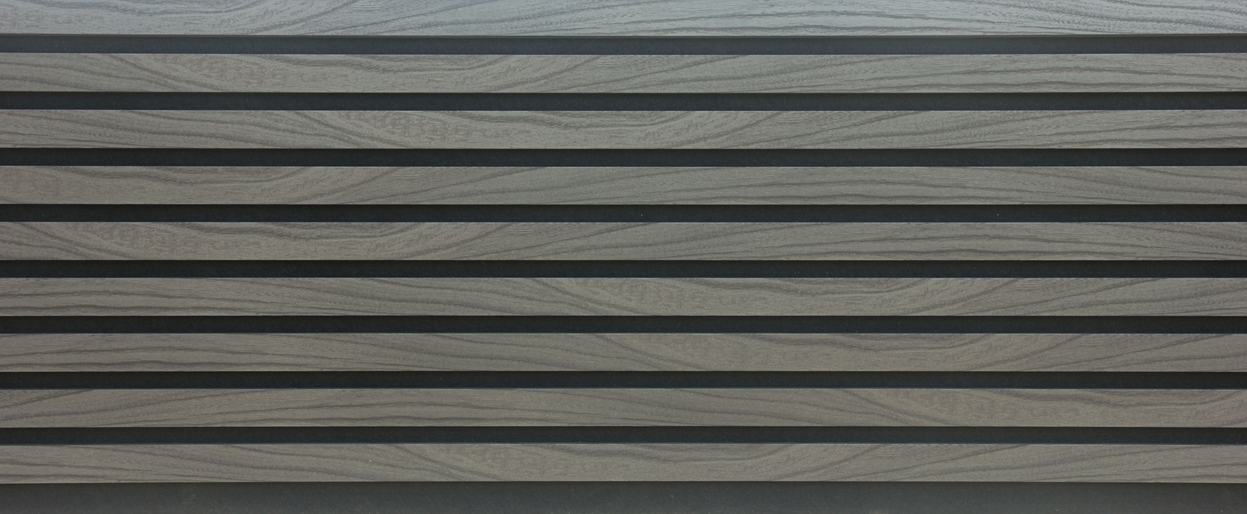 Panou riflaj pentru pereti si tavane VELTA DOORS, 60 x 260 cm, 1.56mp, MDF, negru