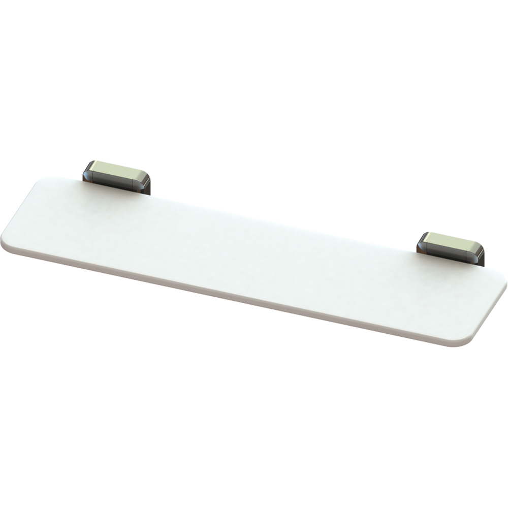 Etajera baie NIKIPLAST-M 03459, PVC, 48 cm, alb