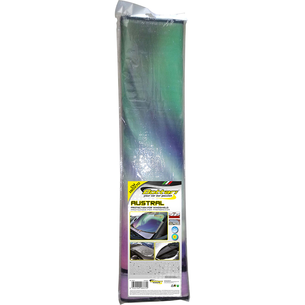 Protectie parbriz BOTTARI, 150 x 70cm, argintiu