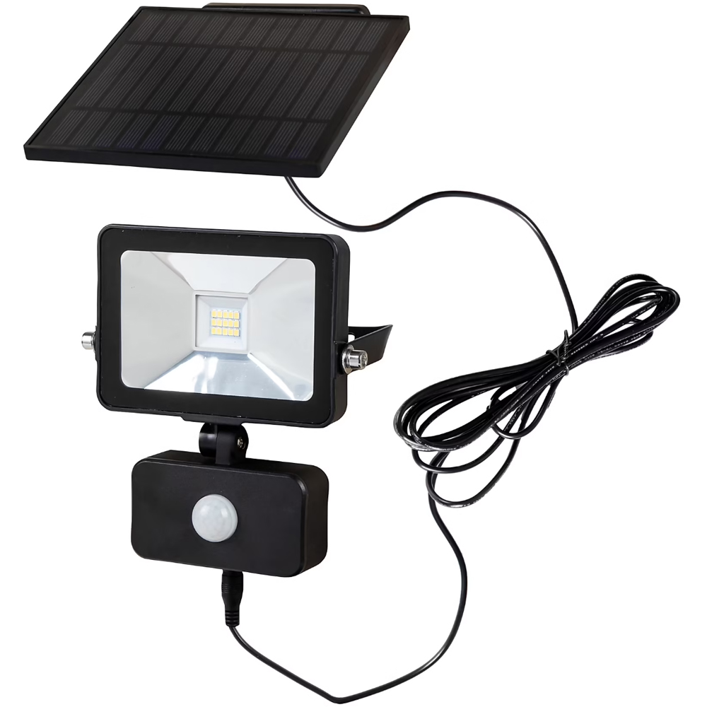 Proiector solar SITE, 7.5W, 500lm, negru