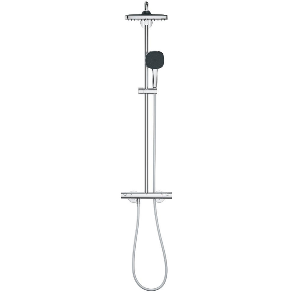 Sistem dus GROHE Vitalio Comfort 250 26697001, termostat, 2 functii, crom