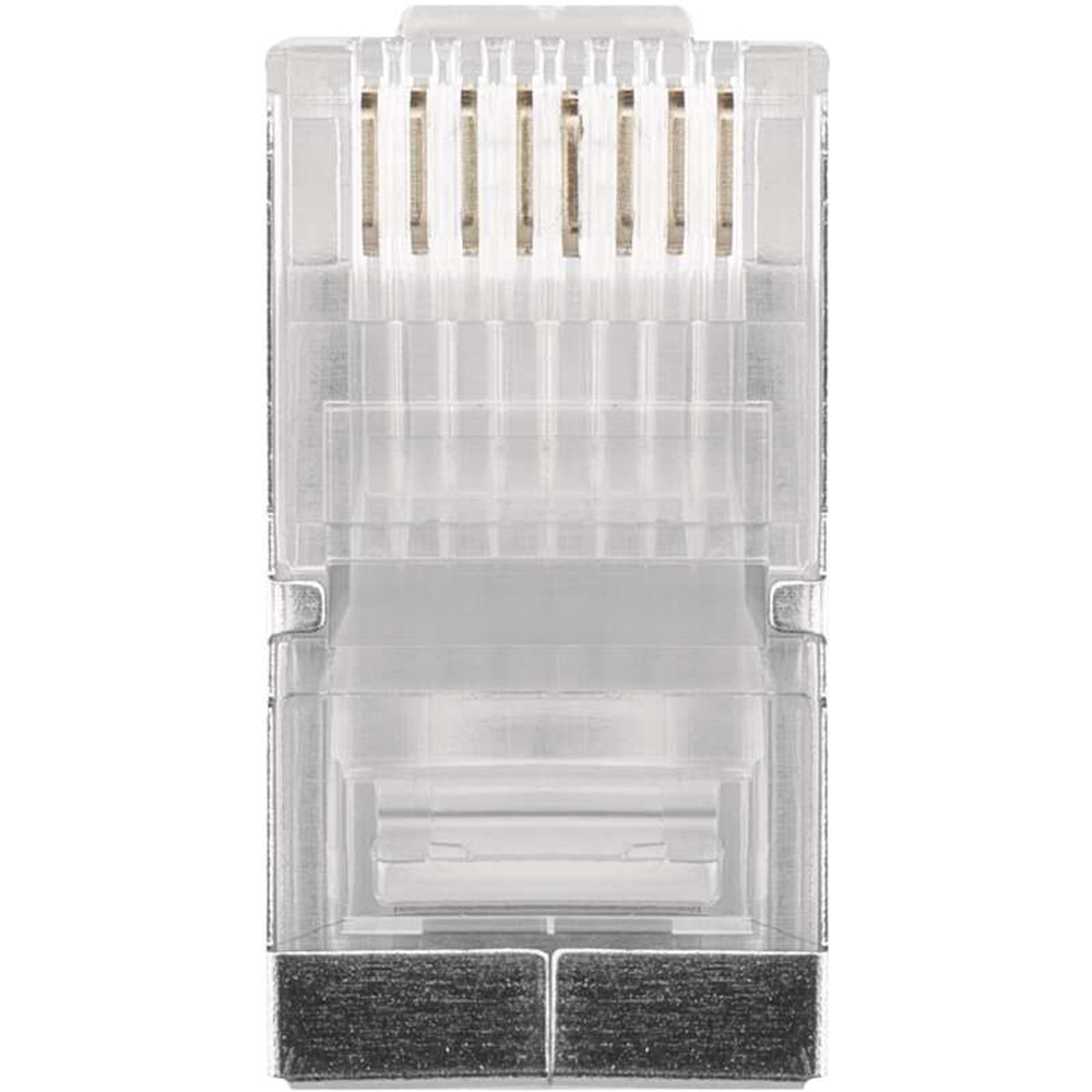 Conector Mufa retea EMOS RJ45 FTP CAT5E, alb