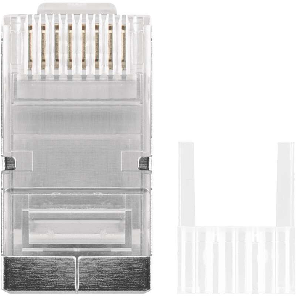 Conector Mufa retea EMOS  RJ45 FTP CAT6, alb