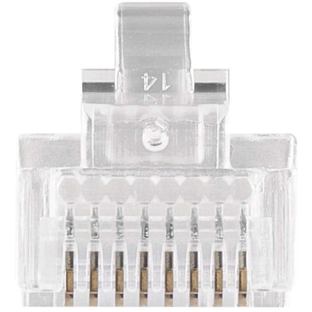 Conector Mufa retea EMOS UTP RJ45 CAT5E, transparent