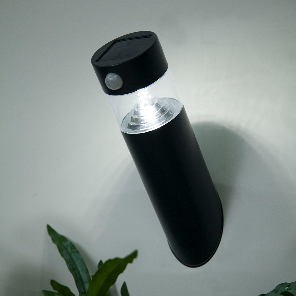 Aplica solara de exterior, 11W, LED incorporat, negru