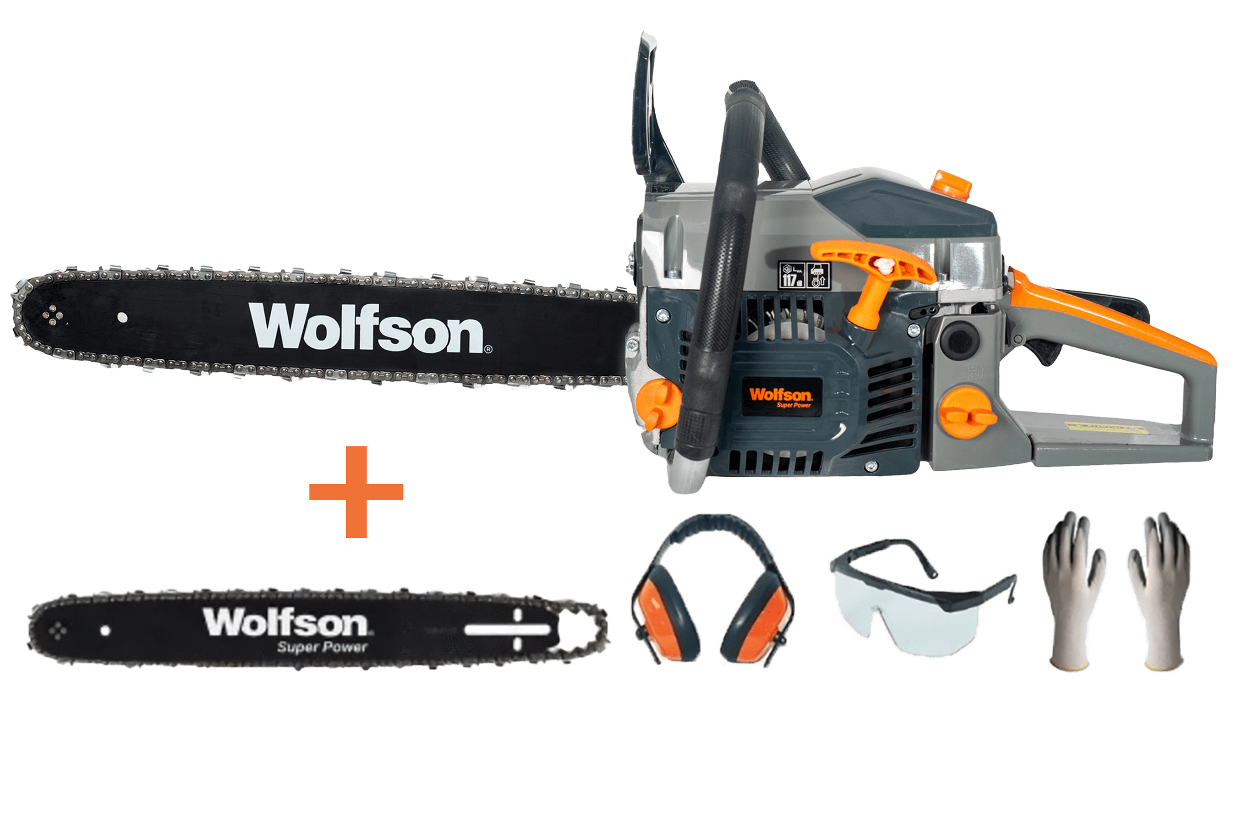 Drujba benzina (Motofierastrau) Wolfson STX-620, 3.5CP, 58CC, lama 45 cm, 7.2 kg