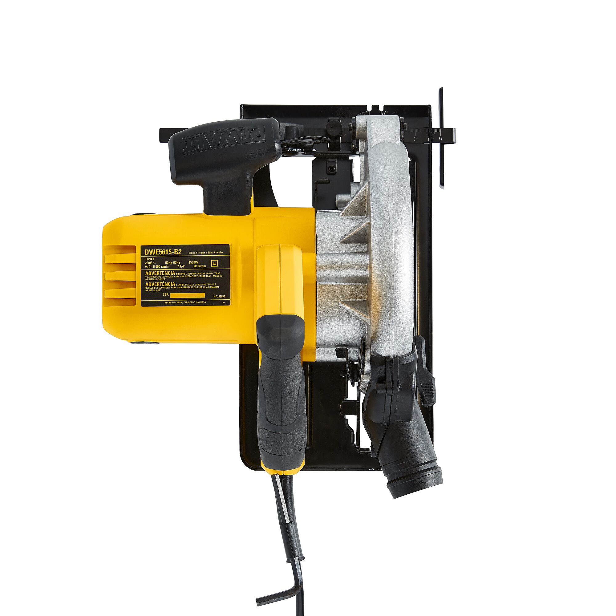Fierastrau circular DEWALT DWE5615-QS, 1500W, 190 mm diametru panza