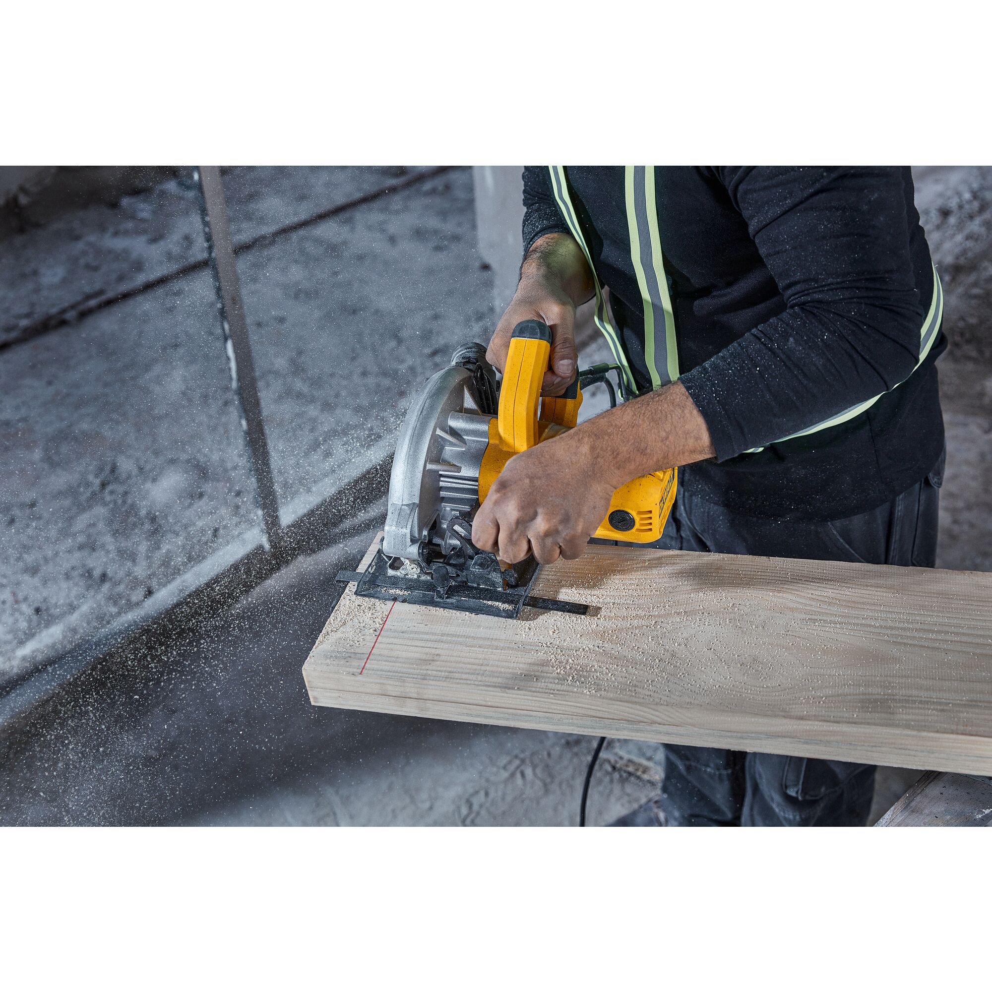 Fierastrau circular DEWALT DWE5615-QS, 1500W, 190 mm diametru panza