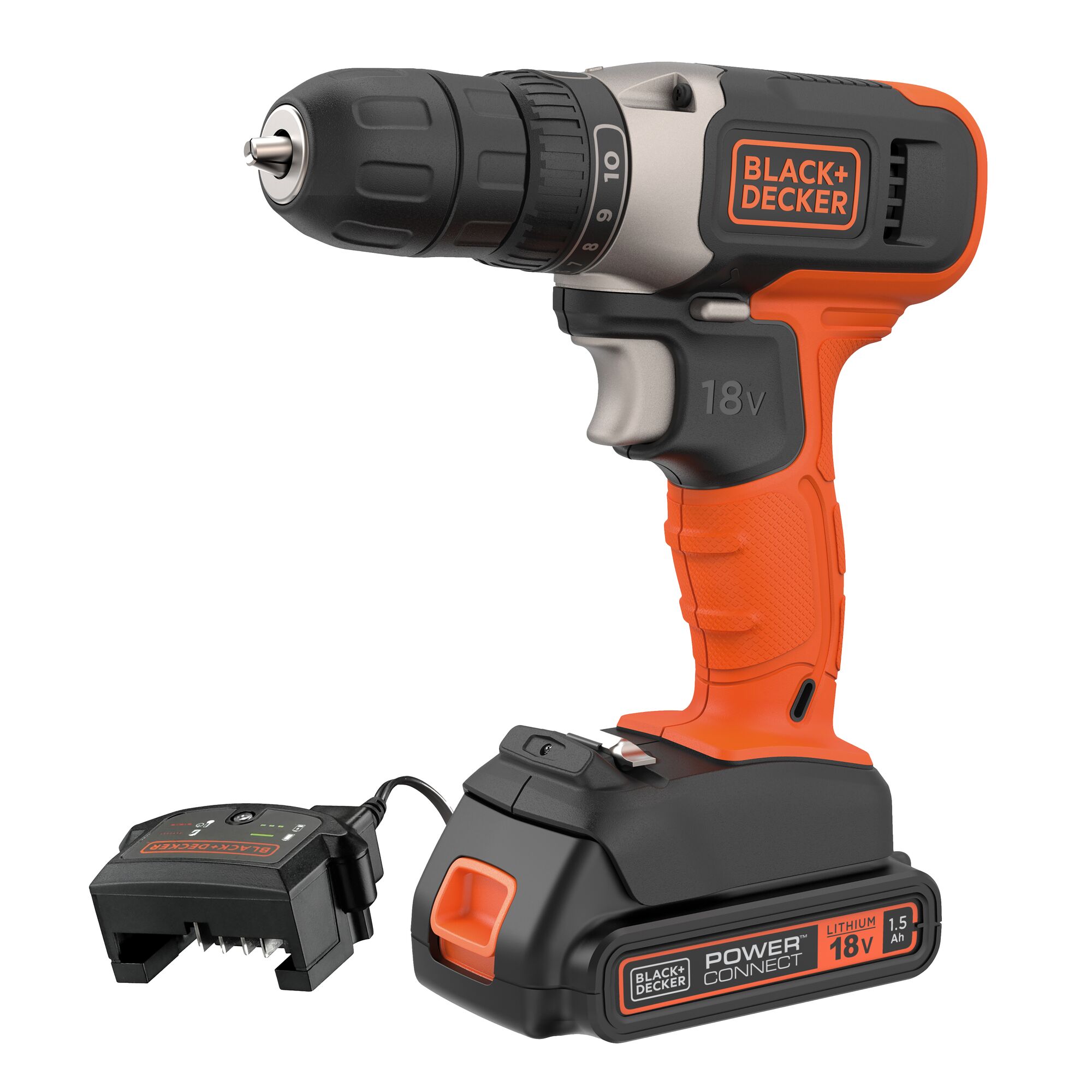 Masina de gaurit/insurubat (bormasina) BLACK&DECKER BCD001C1, 600rpm, 37Nm