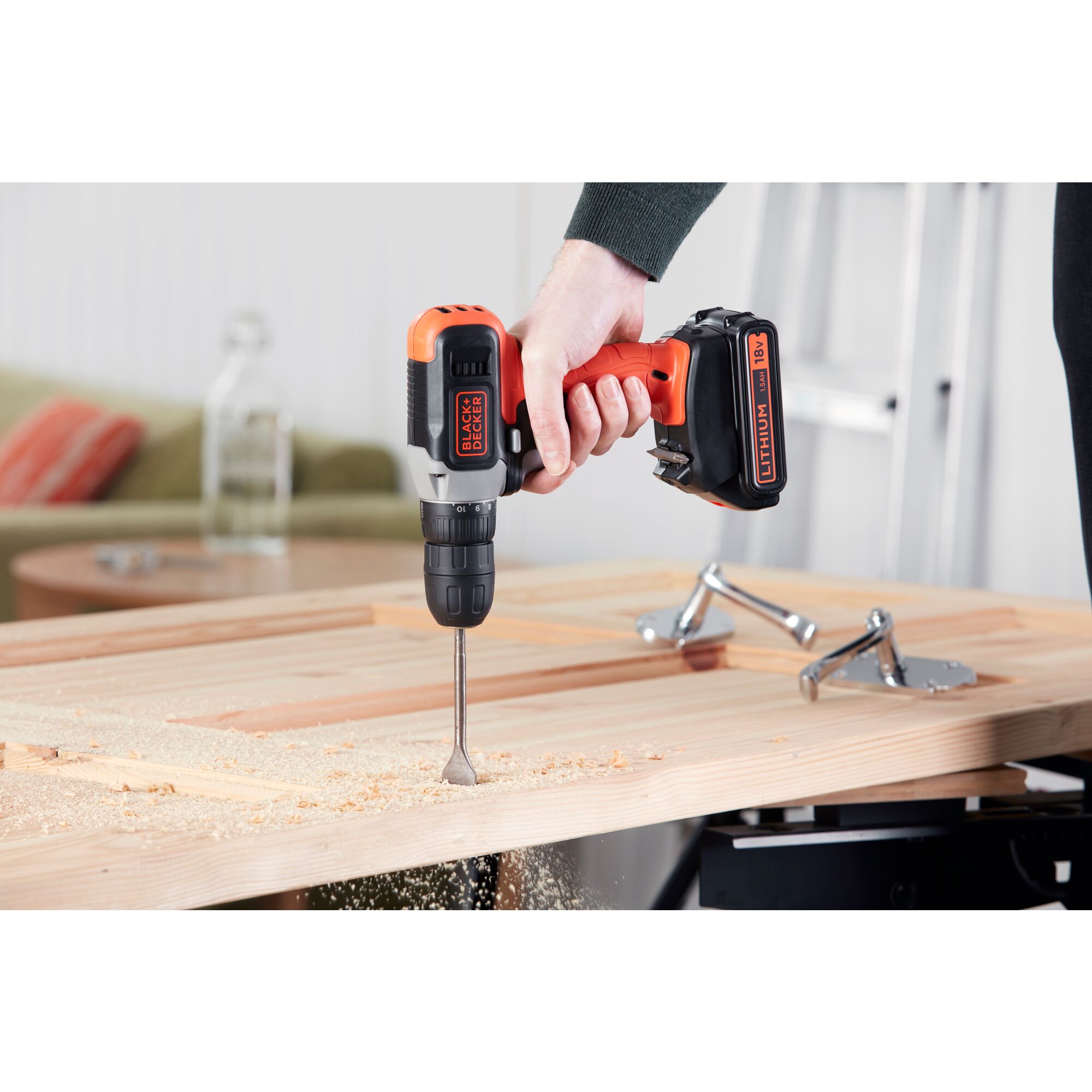 Masina de gaurit/insurubat (bormasina) BLACK&DECKER BCD001C1, 600rpm, 37Nm