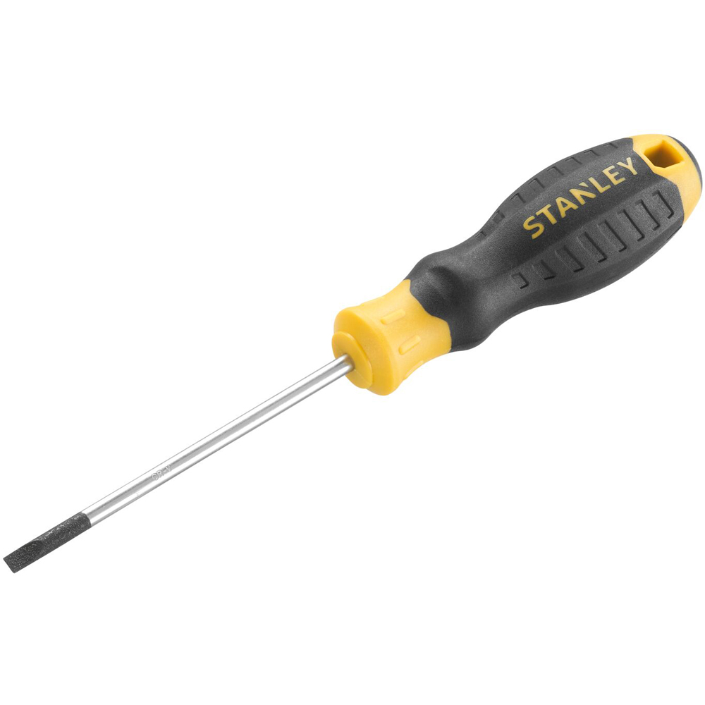 Surubelnita dreapta STANLEY Cushiongrip, SL3 x 75mm, galben-negru