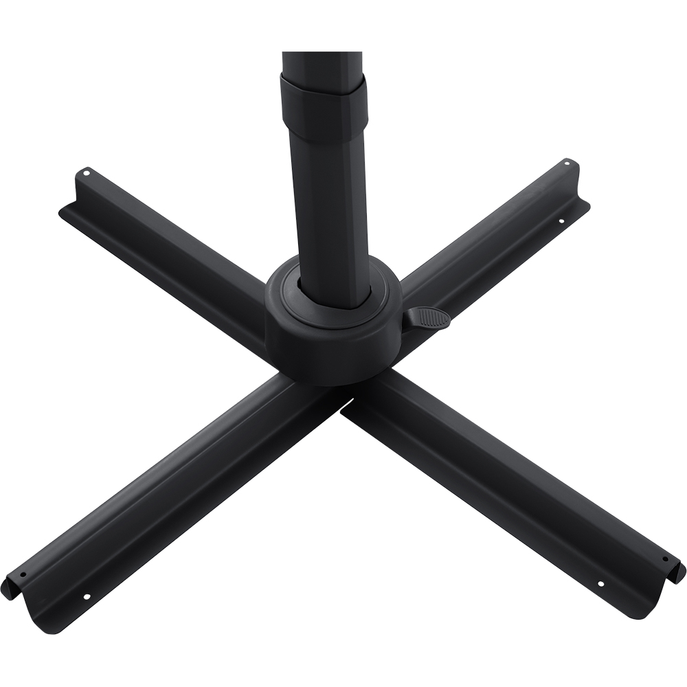 Umbrela de exterior GOODHOME Corby, 3 x 3m, gri