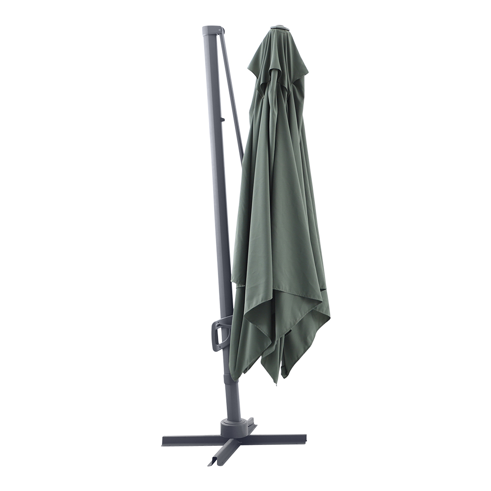 Umbrela de exterior GOODHOME Corby, 3 x 3m, olive