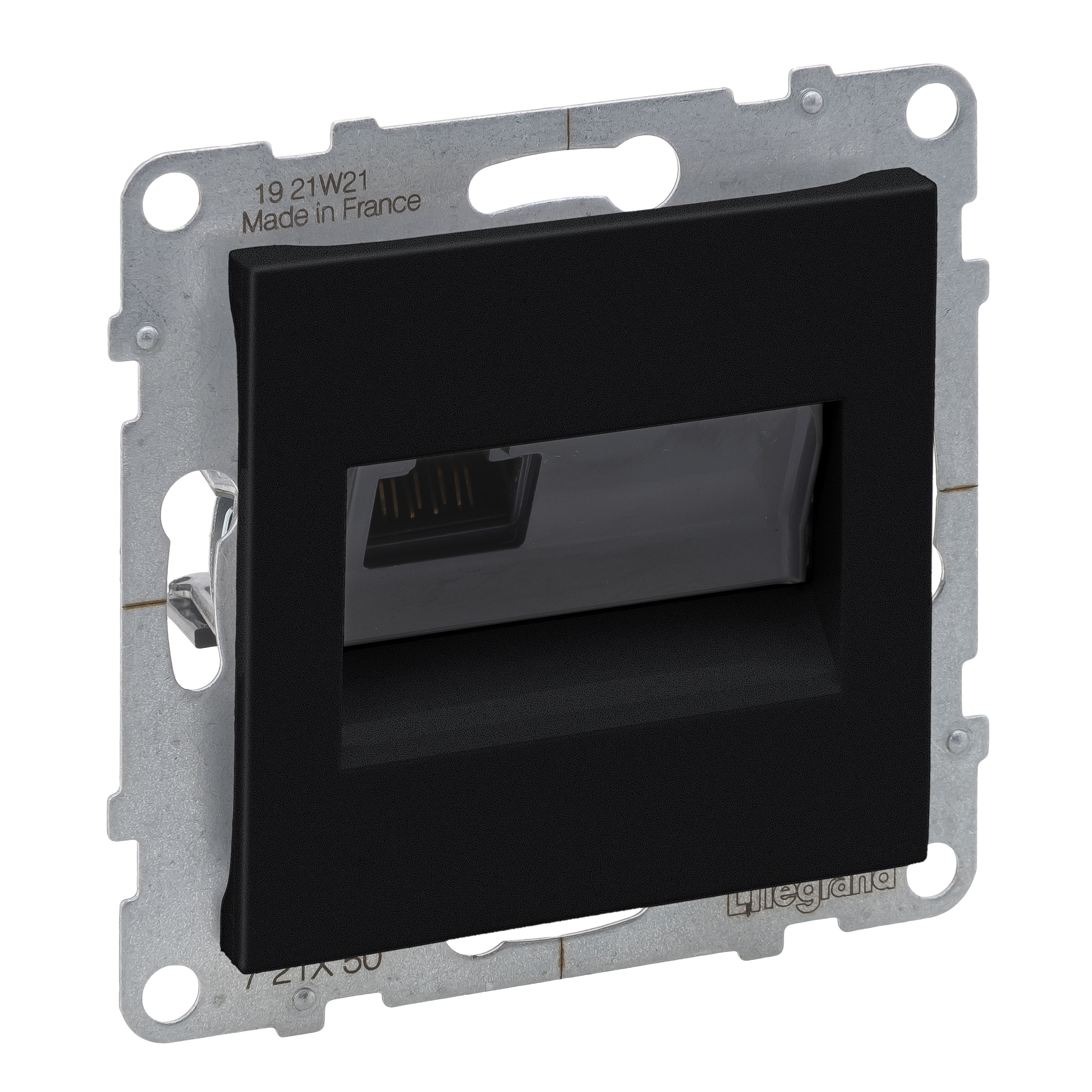 Priza RJ45, cat.5e, UTP, negru