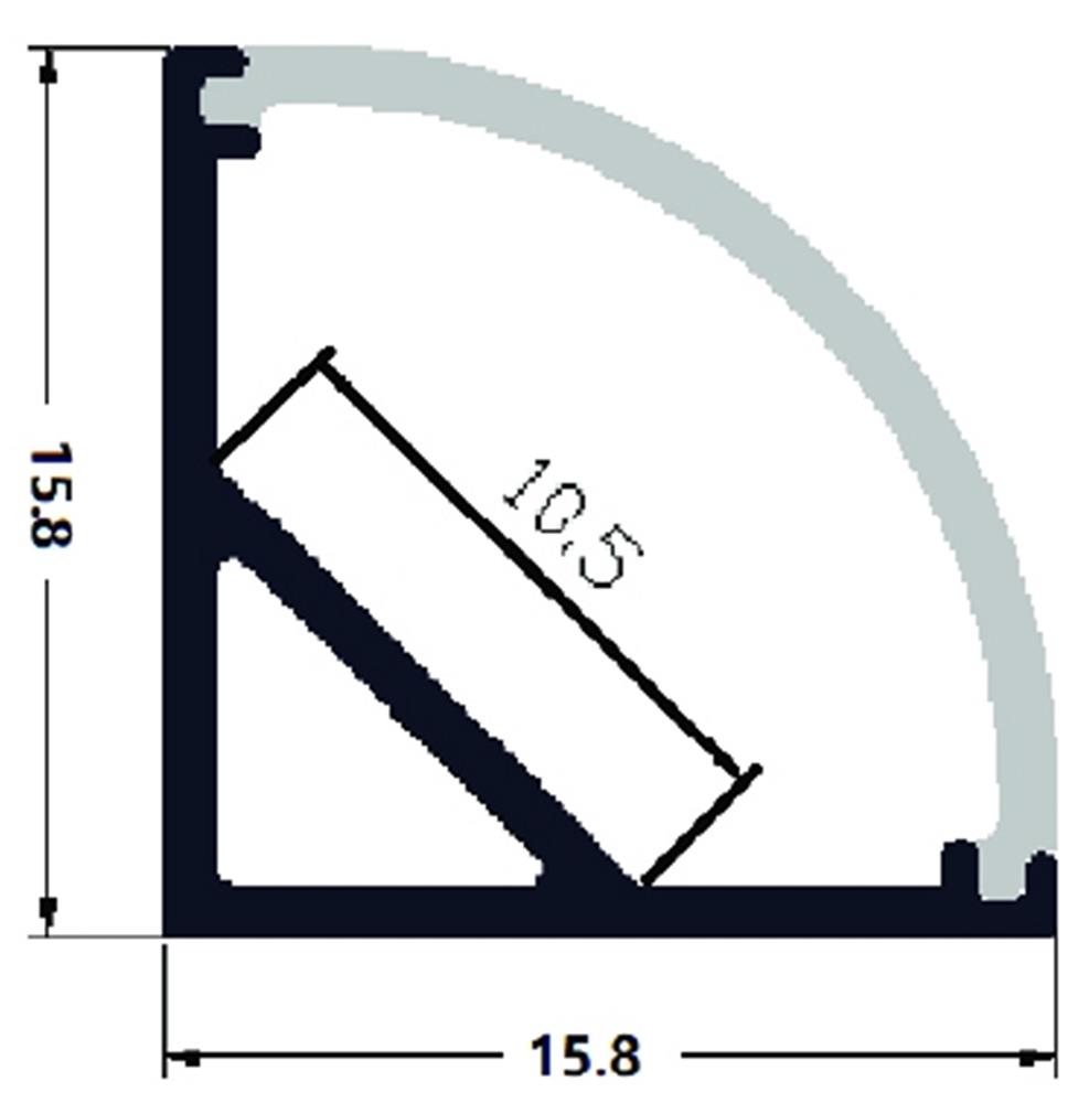 Profil Banda Led V Colt 2M