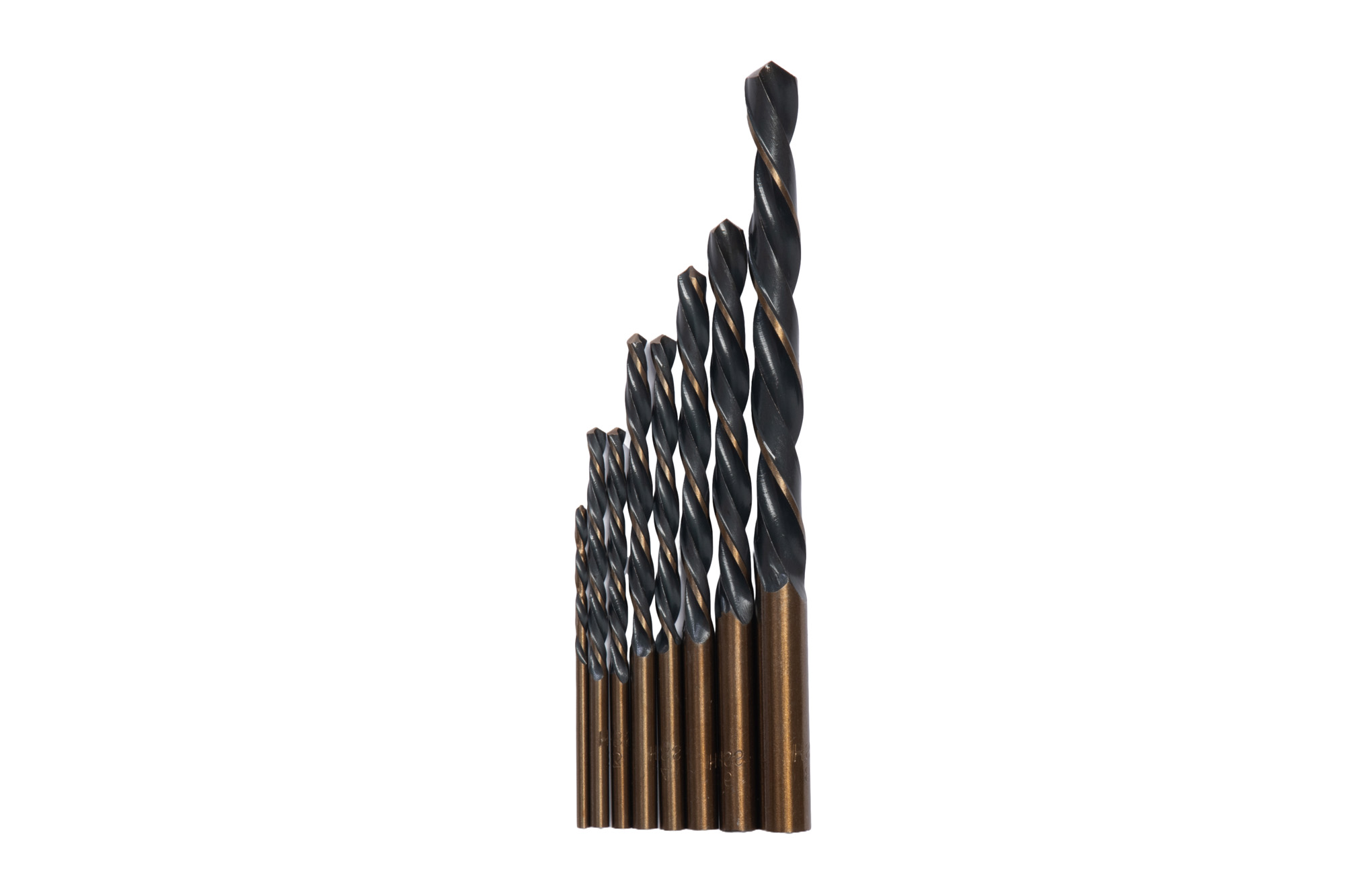 Set burghie pentru metal TOTAL HSS, 8 bucati