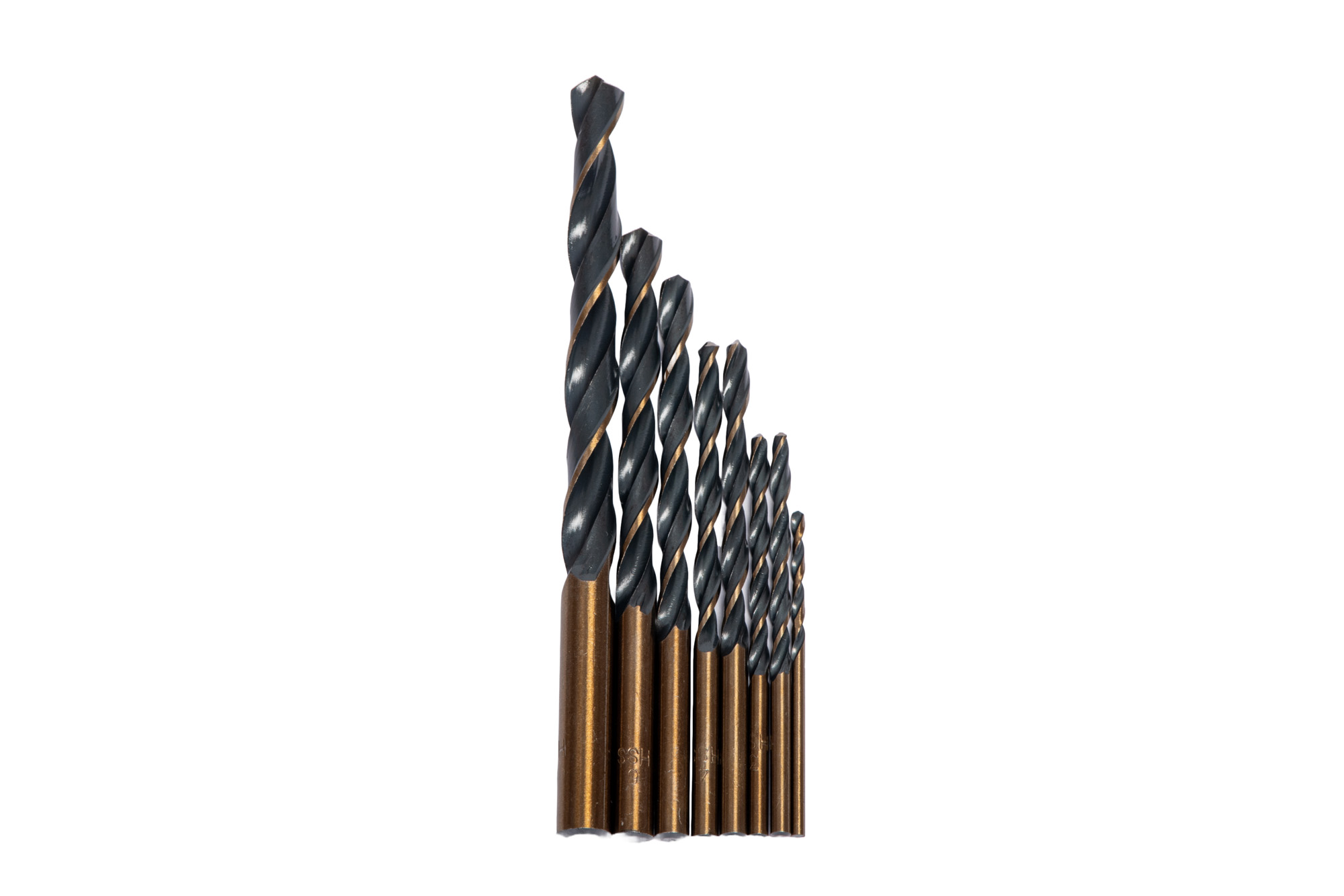 Set burghie pentru metal TOTAL HSS, 8 bucati
