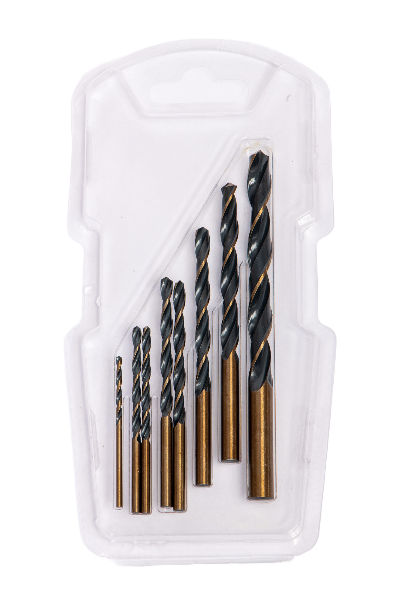 Set burghie pentru metal TOTAL HSS, 8 bucati